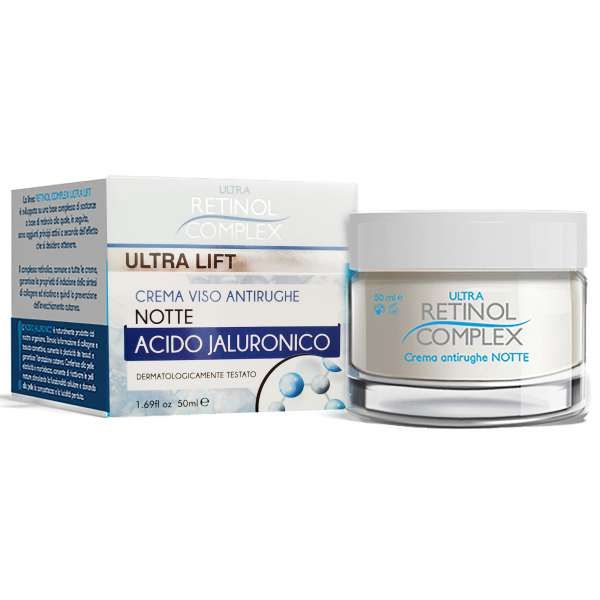 Ultra Retinol Complex Crema Viso Notte Acido Jaluronico - 50ml