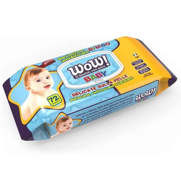 Wow Salviettine Baby - 72pz