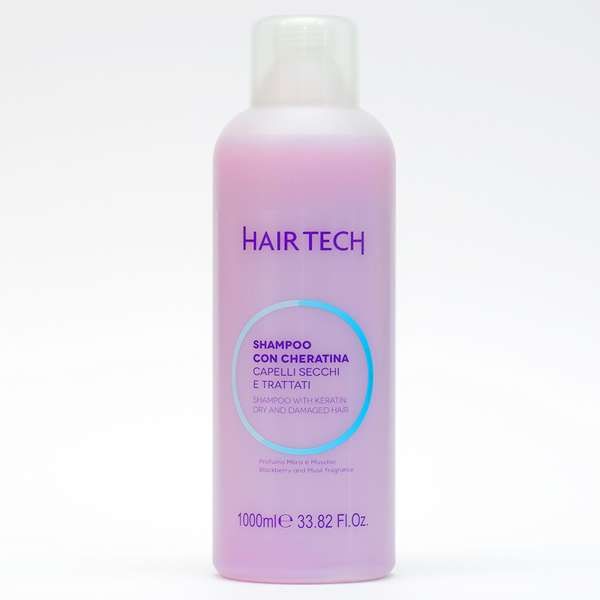 Hair Tech Shampoo con Cheratina per Capelli Secchi - 1000ml