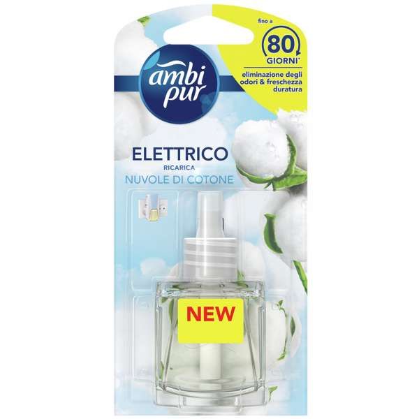 Ambi Pur Ricarica per Diffusore Elettrico - Nuvole di Cotone