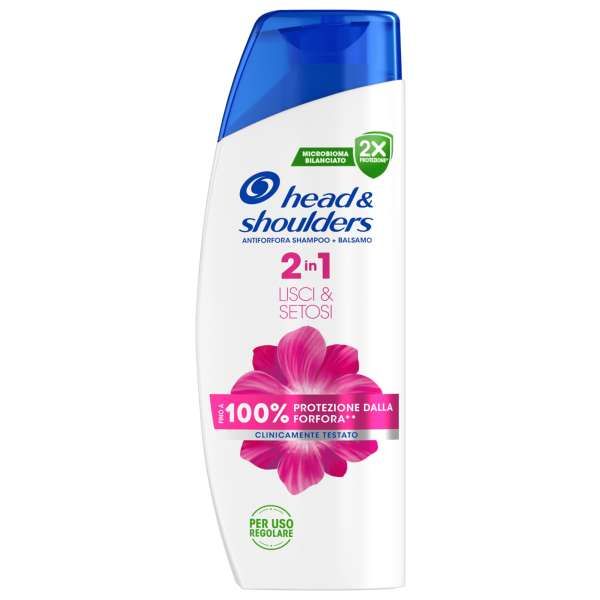 Head e Shoulders Shampoo 2in1 Lisci e Setosi - 250ml