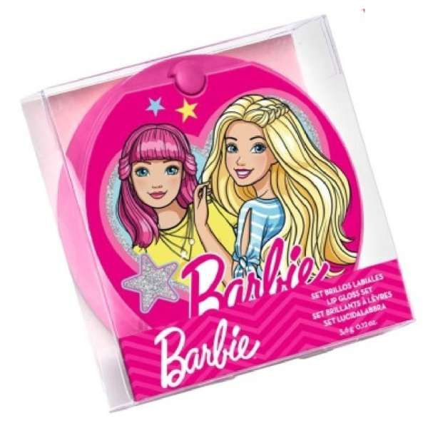 Barbie Set Trucco Lipgloss con Specchio