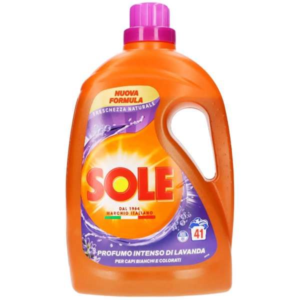 Sole Detersivo Liquido Frschezza Naturale Lavanda - 1845ml