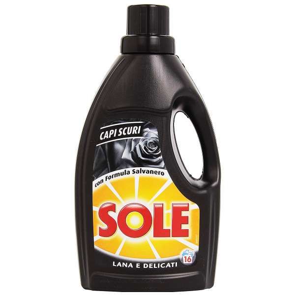 Sole Detersivo Lana e Delicati 1000ml - Capi Scuri
