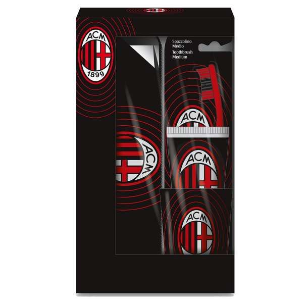 Milan Cofanetto Spazzolino Bicchiere Dentifricio e Borsello