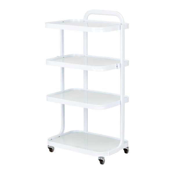 Giovanni Carrello Porta Attrezzi H6702 con Rotelle - Bianco