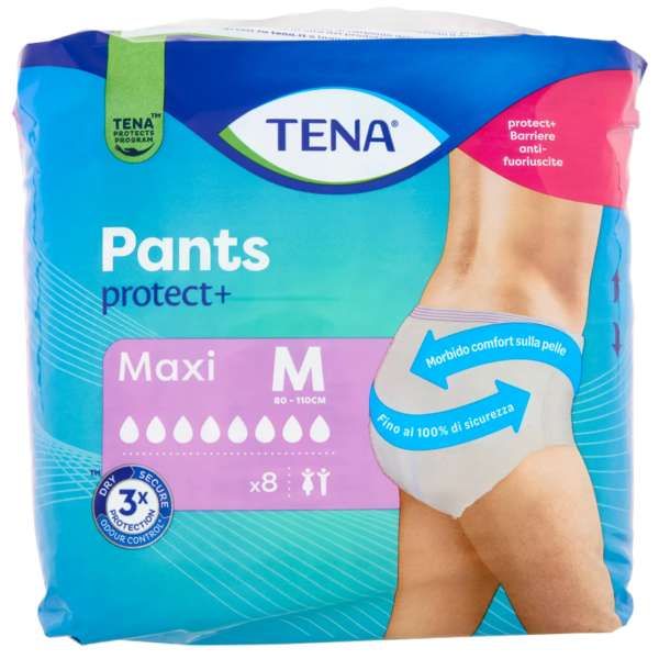 TENA Tena Pants Protect+ Maxi Misura M - 8pz - MegaPrezzo