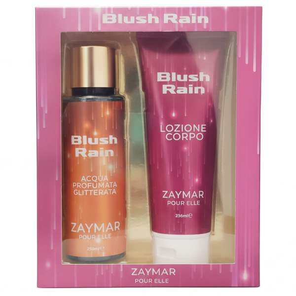 Zaymar Blush Rain Cofanetto Acqua Profumata e Lozione Corpo