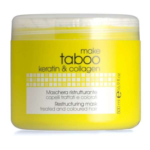 Taboo Keratin Maschera Ristrutturante Capelli Trattati -i 500ml