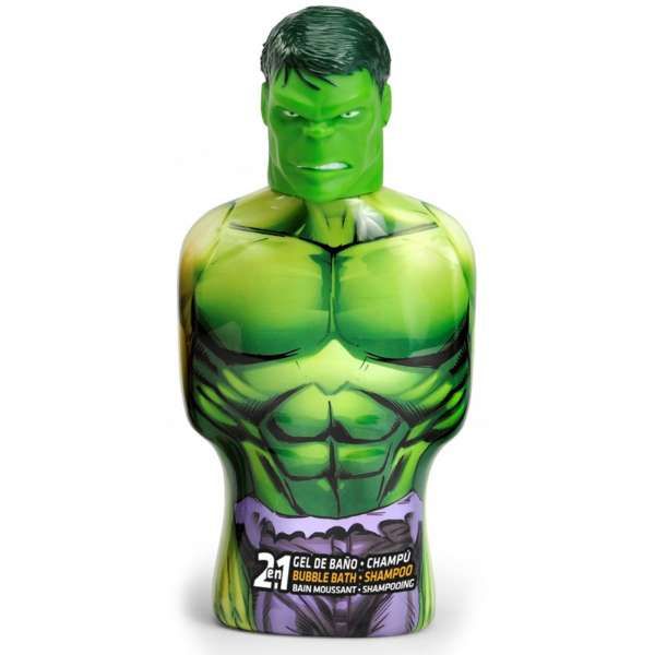 Avengers Hulk 3D Shower Gel 2in1 per Bambini - 350ml