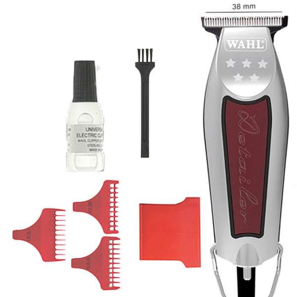 Wahl Tosatrice Detailer T-Wide Cromo e Rosso