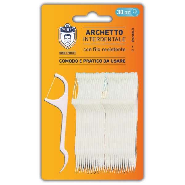 Dr Protec Archetto Interdentale con Filo - 30pz