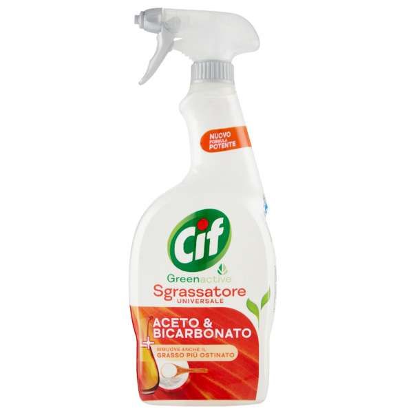 Cif Greenactive Sgrassatore 650ml - Aceto e Bicarbonato