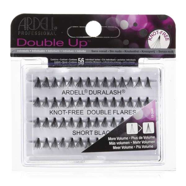 Ardell Ciglia Finte Double Up Individuals Knot Free - Short Black