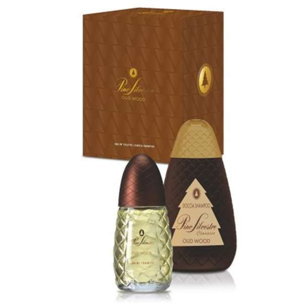 Pino Silvestre Oud Wood Cofanetto con EDT e Shower Gel
