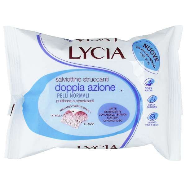 Lycia Salviettine Struccanti Pelle Normale - 20pz
