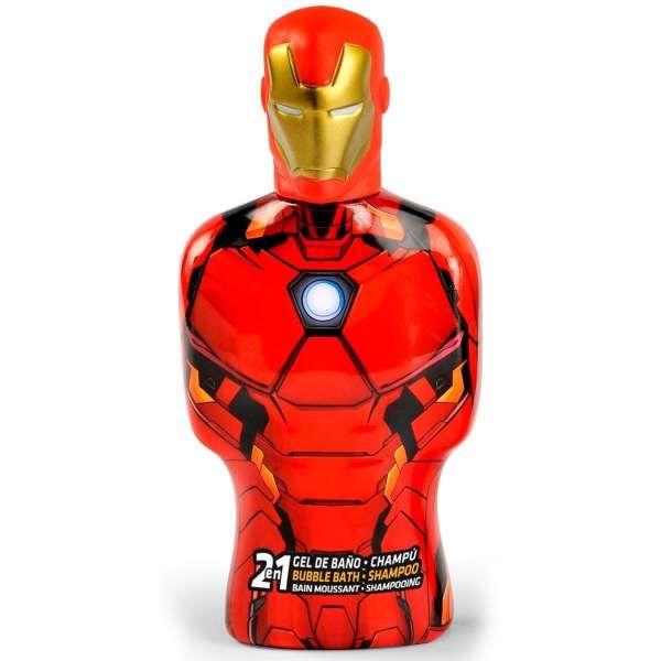 Avengers Iron Man 3D Shower Gel 2in1 per Bambini - 350ml