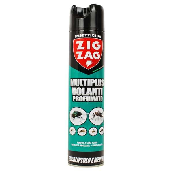 Zig Zag Insetticida Multiplus Volanti 500ml - Eucalipto e Mentolo