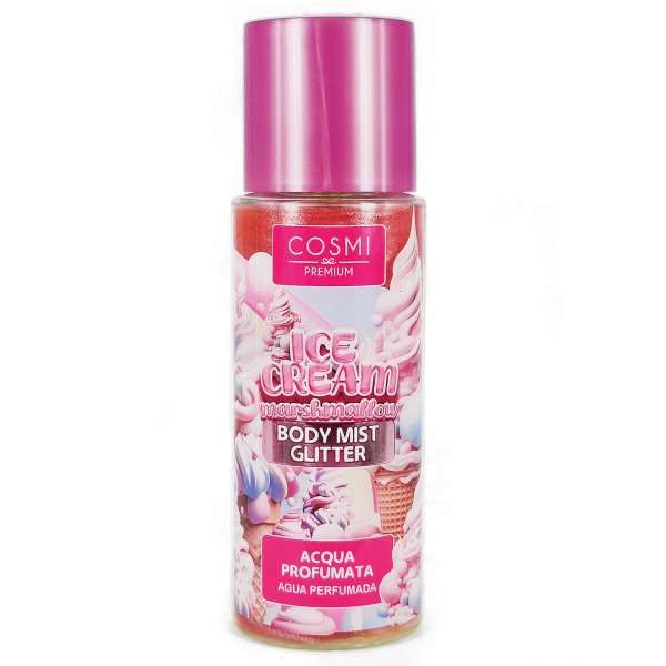 Cosmi Acqua Corpo Profumata Glitterata 100ml - Marshmallow