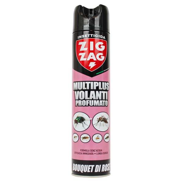 Zig Zag Insetticida Multiplus Volanti 500ml - Bouquet di Rose