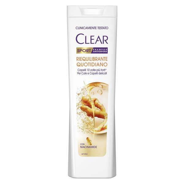 Clear Shampoo Sport 225ml - Riequilibrante Quotidiano