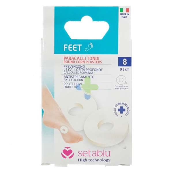 Setablu Cerotti Protettivi Paracalli 8pz - Tondi