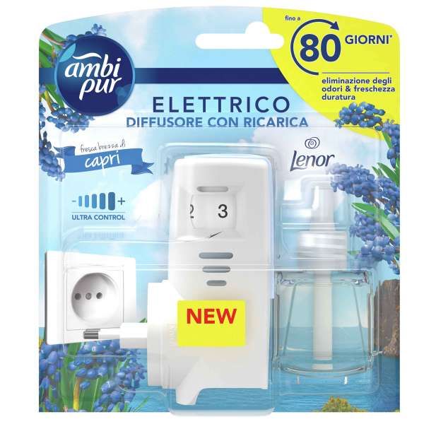 Ambi Pur Diffusore Elettrico con Ricarica - Brezza di Capri