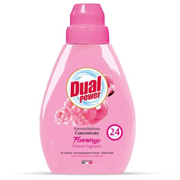 Dual Power Ammorbidente Concentrato 600ml - Flamingo