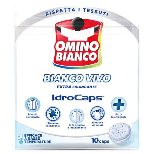 Omino Bianco Idrocaps Bianco Vivo - 10pz