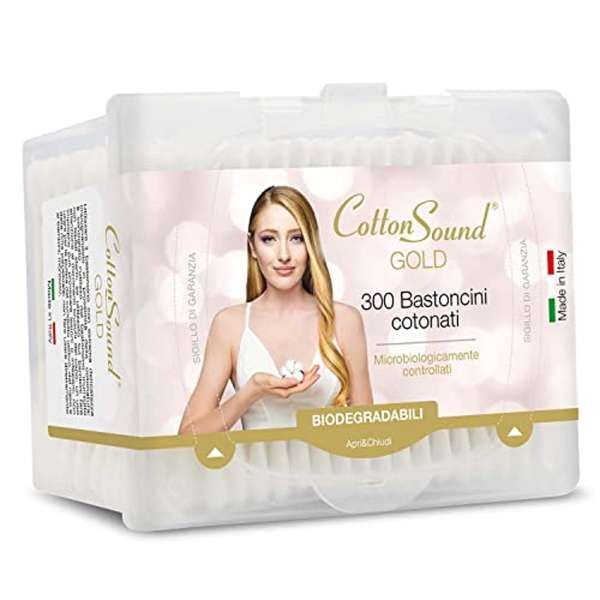 Cotton Sound Bastoncini Cotton Fioc Scatolo - 300pz