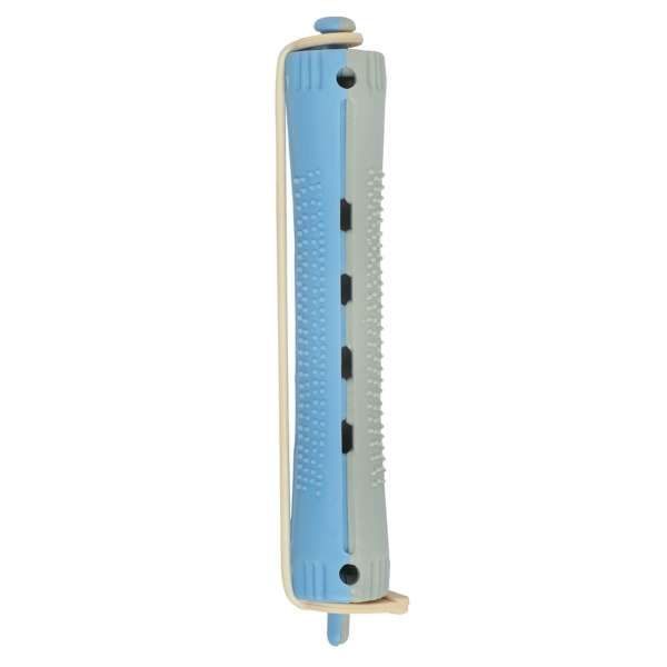 XANITALIA Bigodini Permanente Forati Lunghi 12pz - 13mm Grigio/Celeste - MegaPrezzo