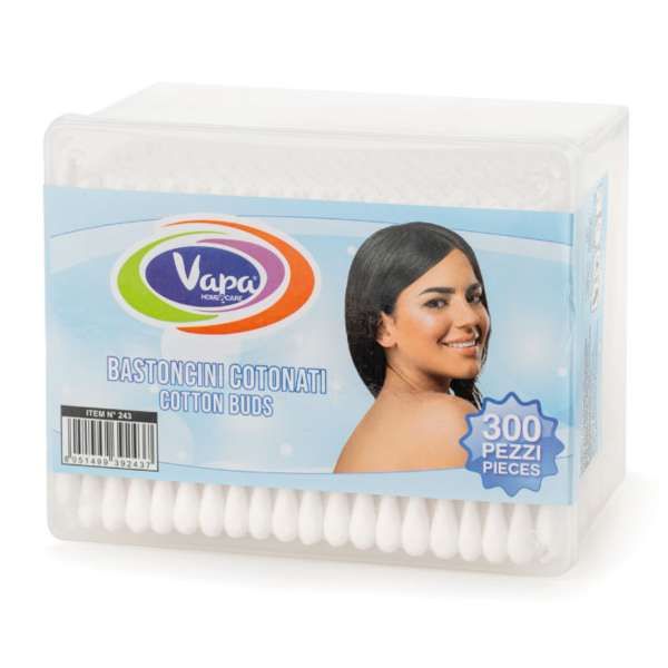 Vapa Bastoncini Cotton Fioc Cotonati - 300pz