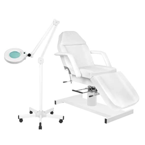 Set con Poltrona Lettino 210 e Lampada LED S5 con Lente