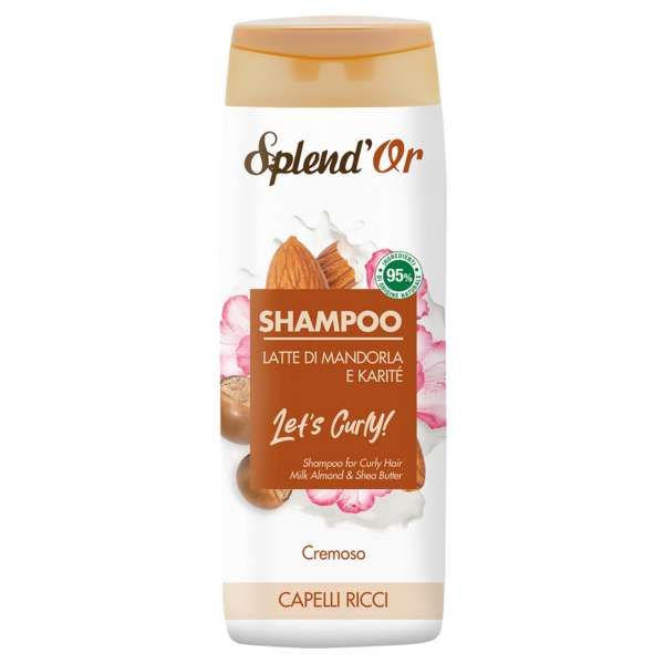 SPLENDOR Splendor Shampoo Let's Curly 300ml - Mandorla e Karitè - MegaPrezzo