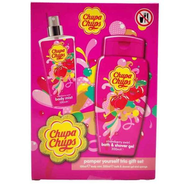 Chupa Chups Strawberry Swirl Cofanetto ShowerGel e Body Mist