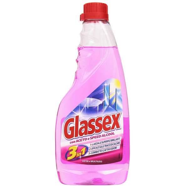 Glassex Detergente Vetri Ricarica 500ml - Aceto