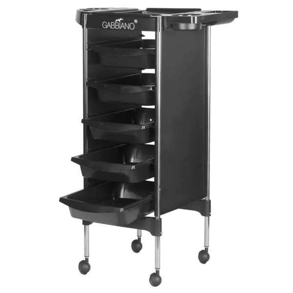 Gabbiano Carrello FX11-5 per Parrucchiere - Nero