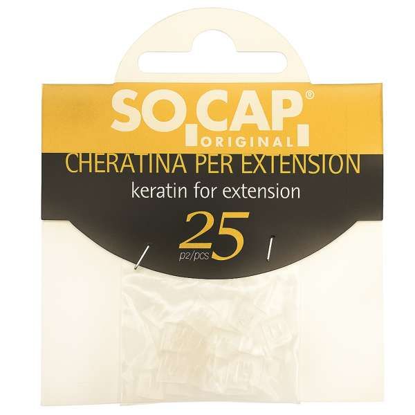 Socap Cheratina Trasparente per Extension - 25pz