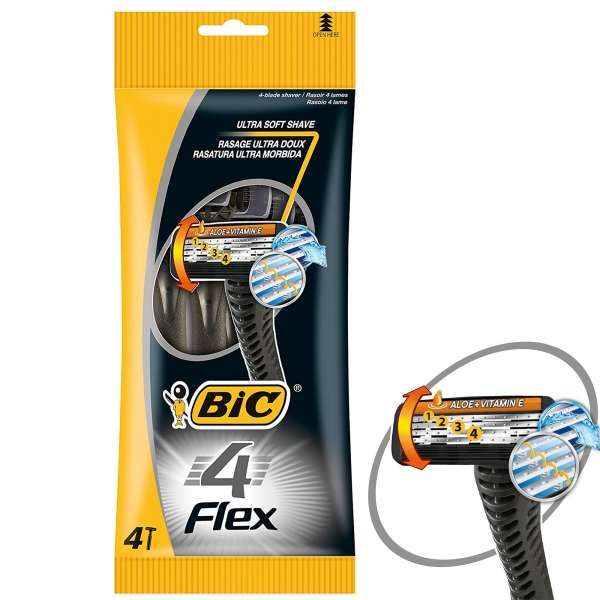 Bic Rasoio 4 Flex - 4pz