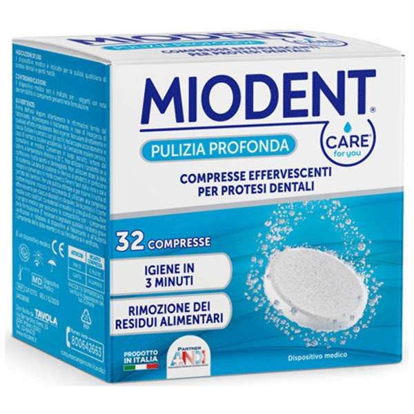 Miodent Compresse Effervescenti per Dentiera - 32pz