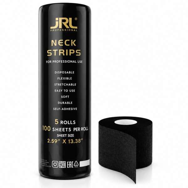 JRL JRL Rotolo Carta Collo Proteggicollo Nero - 5pz - MegaPrezzo