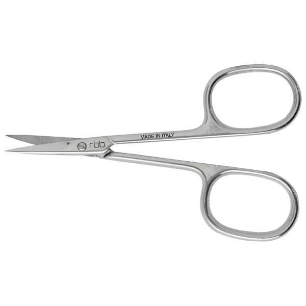 RBB Professional Forbicina Pelle Curva Acciaio Inox - 3.5