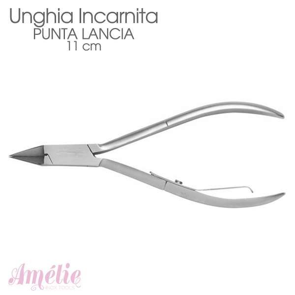 Amelie Inox Tools Tronchese Lancia Unghie Incarnite - 11cm