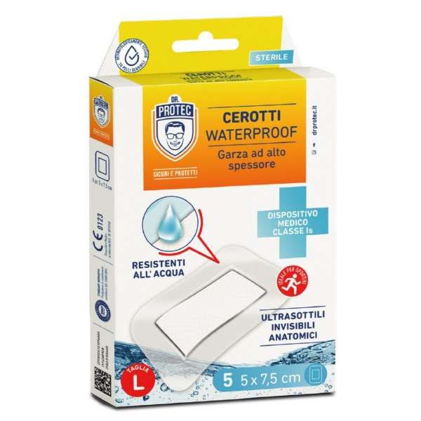 Dr Protec Cerotti Waterproof 5pz - L
