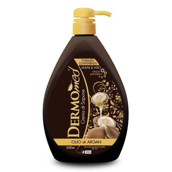 Dermomed Crema di Sapone Olio di Argan - 1000ml