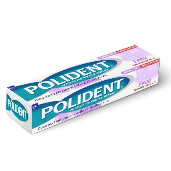 Polident Crema Adesiva Protesi Dentali 40gr - Free