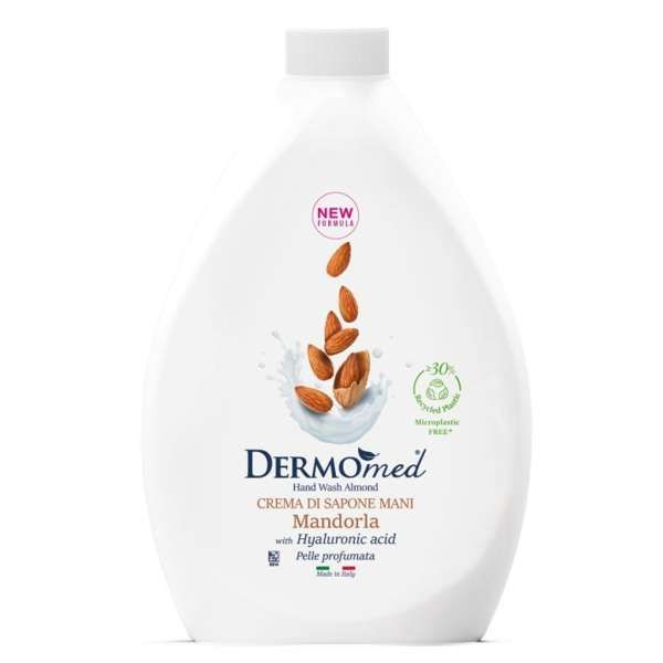Dermomed Crema di Sapone Mandorla - Ricarica 1000ml