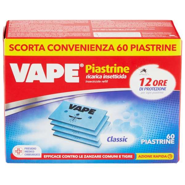 Vape Piastrine 60pz - Classic