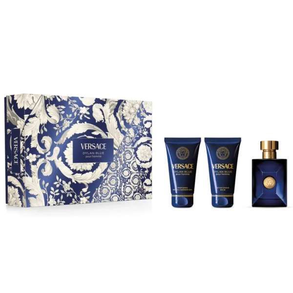 Versace Dylan Blue Homme Cofanetto con EDT After Shave e Shower Gel