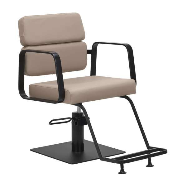 Gabbiano Poltrona Porto BM per Parrucchiere - Nero Beige